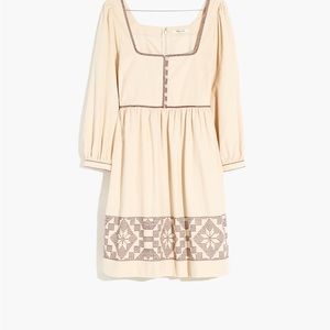 Madewell snowflake mini dress